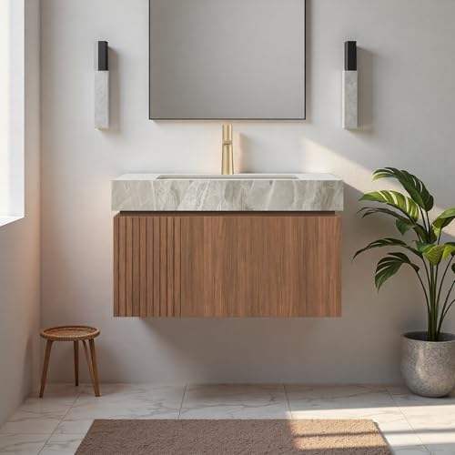 Trygoal 30" Bathroom Vanity with view 3
