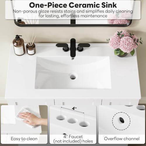LIKIMIO 36" Bathroom Vanity with view 4