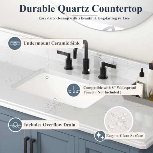 DELUXE LIVING 48 Inch Bathroom view 5