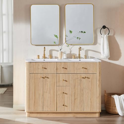 T4TREAM 48" Fluted Bathroom Vanity view 3