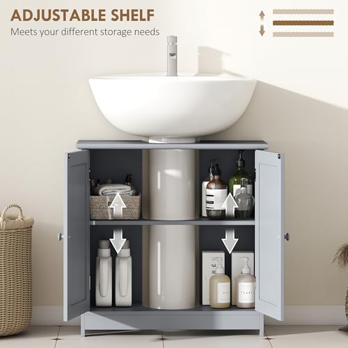 HOMCOM Under Sink Bathroom Cabinet view 5
