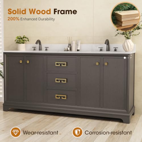 Alphabath 72 Inch Double Sink view 3