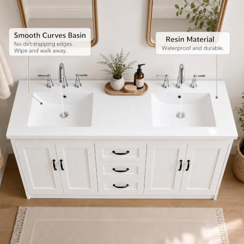 Nordee Axio 60'' Bathroom Vanity view 3