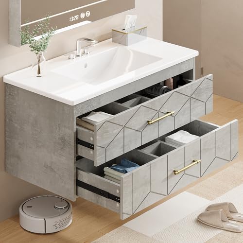 IDEALHOUSE Floating Bathroom Vanity with view 5