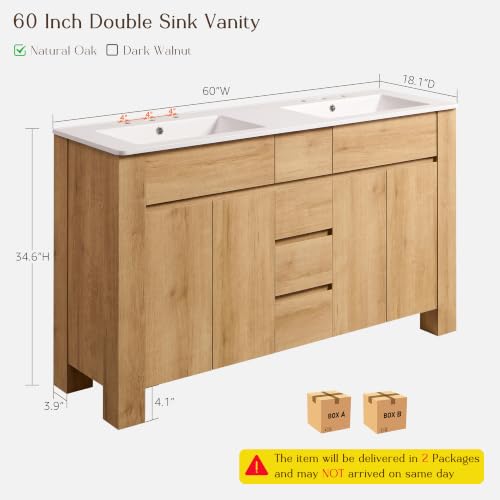 T4TREAM 60 Inch Modern Bathroom view 2