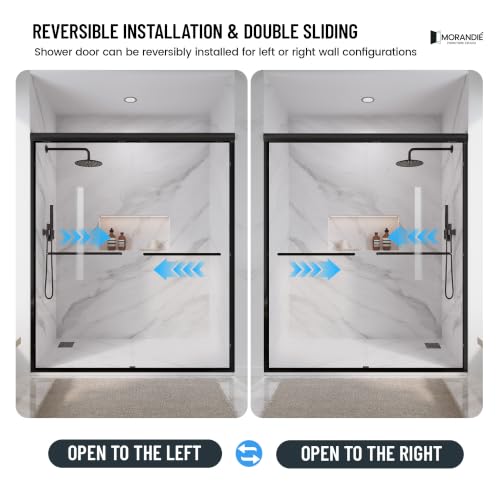 Semi-Frameless Sliding Glass Shower Door view 3