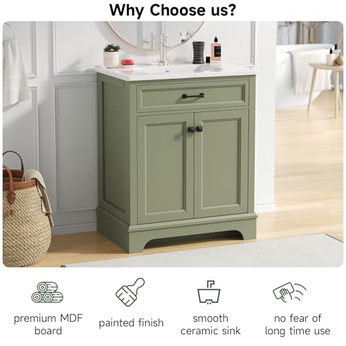 ONBRILL 28 Inch Modern Bathroom view 4