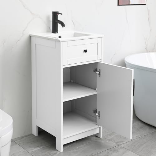 ALBAD 16-Inch Modern Bathroom Vanity view 3