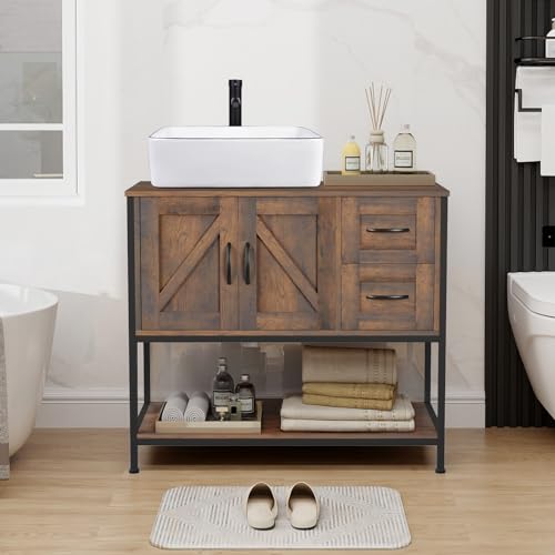 YOURLITE 36" Rustic Farmhouse Bathroom view 3