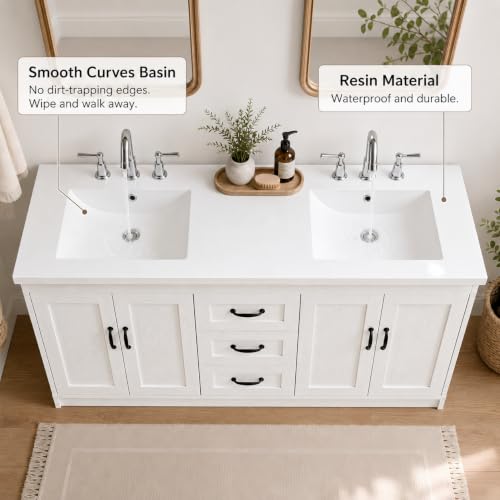 Nordee Axio 60'' Bathroom Vanity view 3