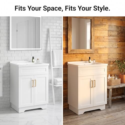 Smhxo Bathroom Vanity with Ceramic view 5