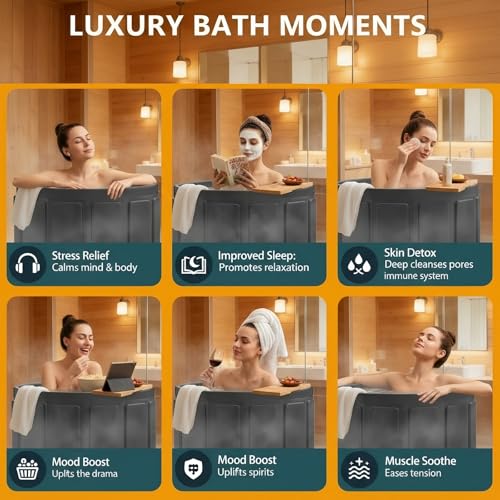 Portable Bathtub for Adult Foldable view 2