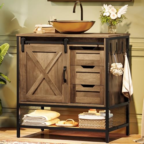 Concho 30'' Farmhouse Bathroom Vanity