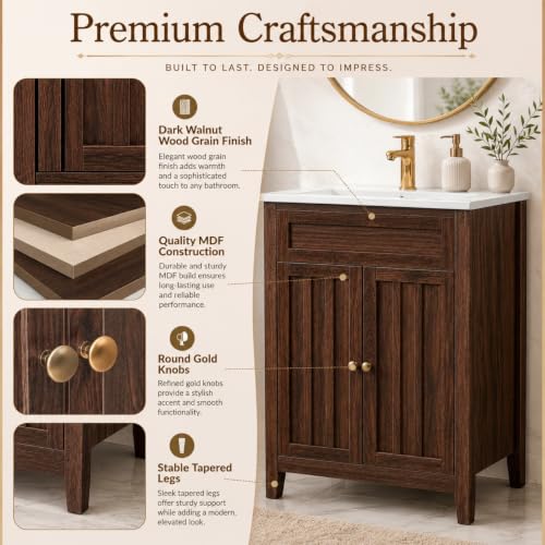 VINGLI 24 Inch Bathroom Vanity view 5