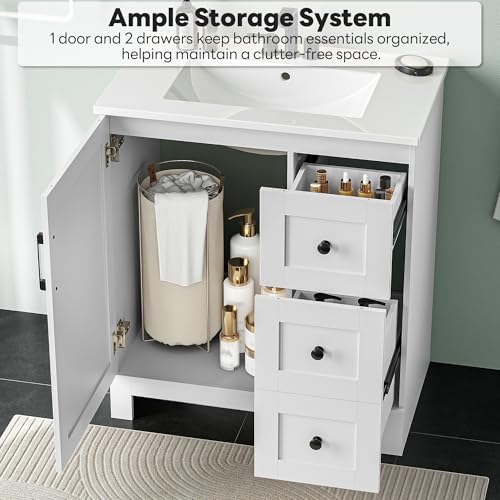LIKIMIO 30" Bathroom Vanity with view 3
