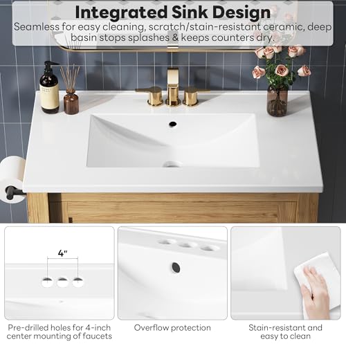 LIKIMIO 30 Inch Bathroom Vanity view 4