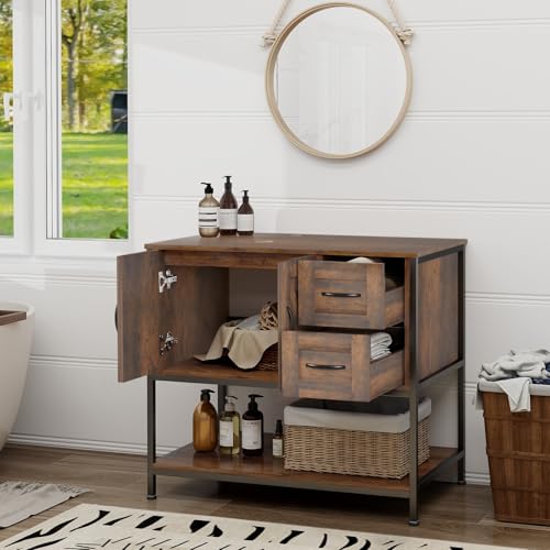 YOURLITE 36" Rustic Farmhouse Bathroom view 4