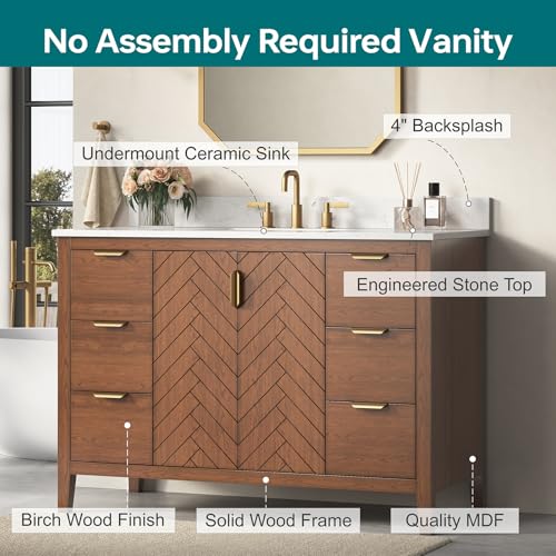 DELUXE LIVING 48 Inch Bathroom view 3