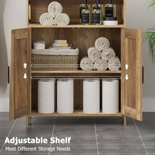 Homhedy Farmhouse Bathroom Storage Cabinet view 4