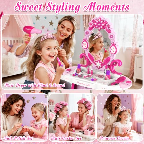 Toddler Vanity Kids Vanity Table view 4