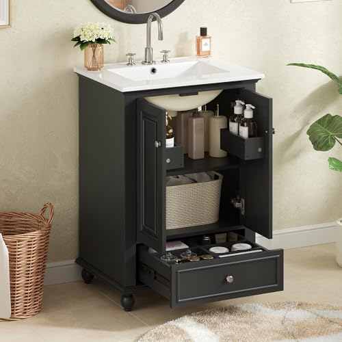 FUvellamo 24'' Modern Bathroom Vanity