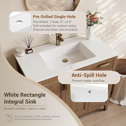 DELUXE LIVING 36 Inch Modern view 4