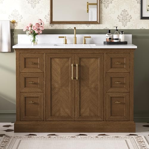 DELUXE LIVING 48 Inch Bathroom