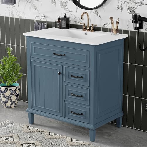 Linique 30" Bathroom Vanity with view 3