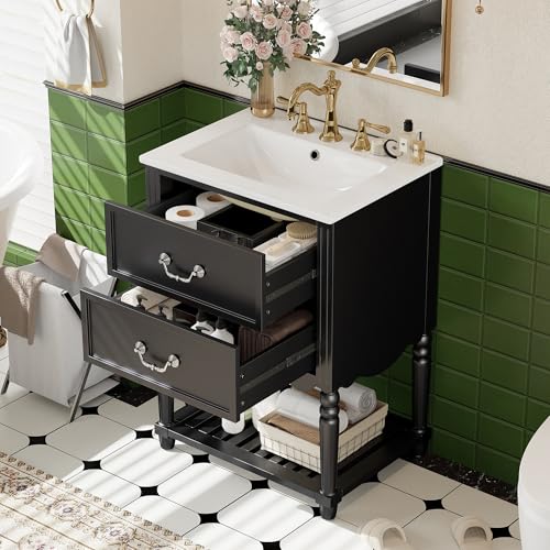 24 Inch Mid-Century Modern Bathroom