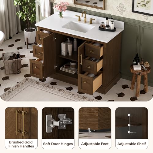 DELUXE LIVING 48 Inch Bathroom view 5