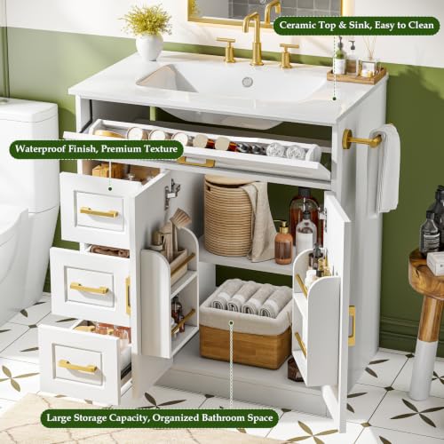 Vabches 30 Inch Bathroom Vanity view 4