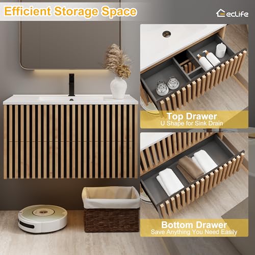 eclife 36" Floating Bathroom Vanity view 3