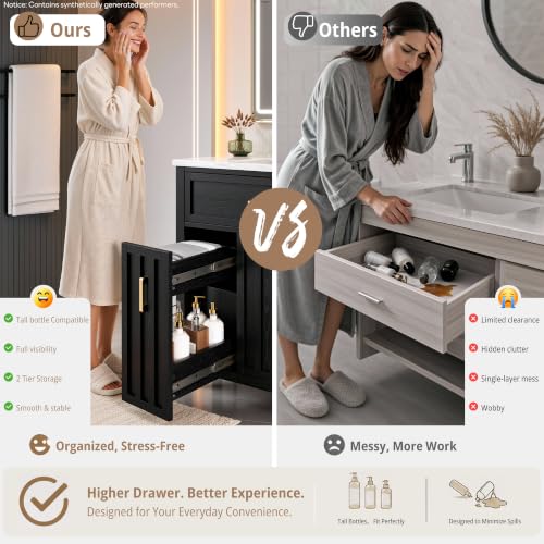 IRONCK 30" Bathroom Vanity with view 5