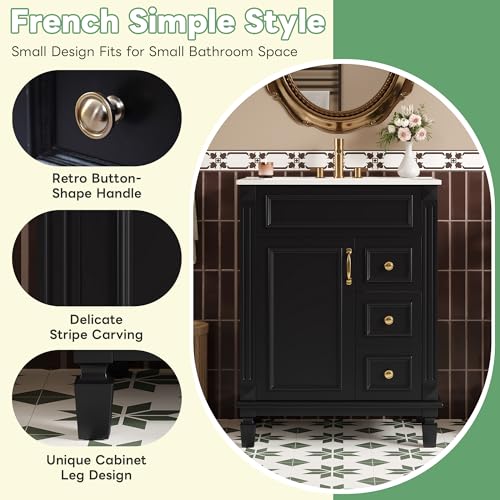 FUvellamo 24" Bathroom Vanity with view 4