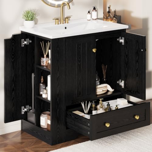 IRONCK Bathroom Vanity with Ceramic view 3