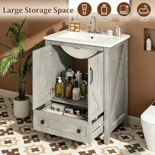 Takywep 30Inch Vanity with Sink view 3