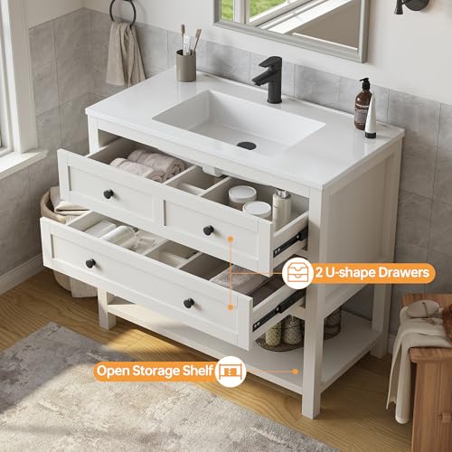 36 Inch Bathroom Vanity with view 3
