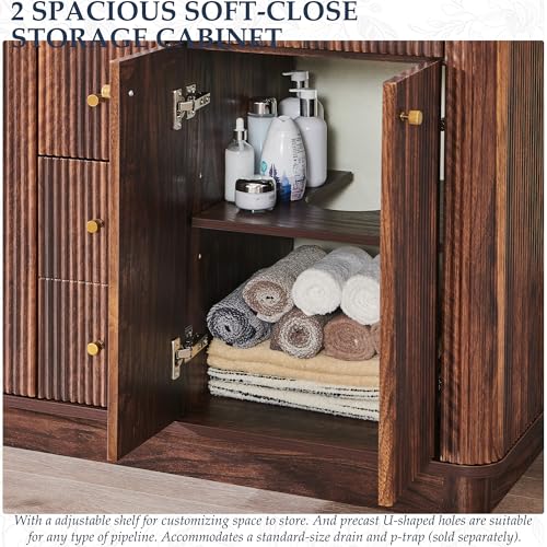 T4TREAM 48" Bathroom Vanity Double view 5