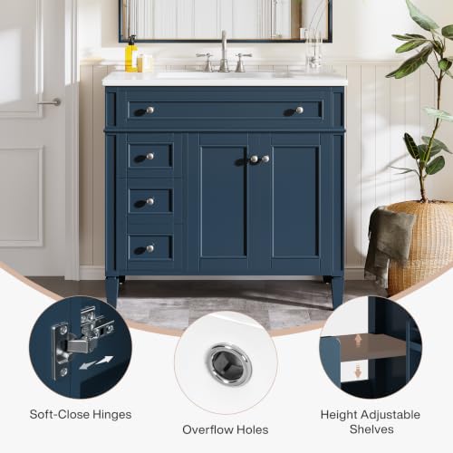 Tribesigns 36 Inch Bathroom Vanity view 5