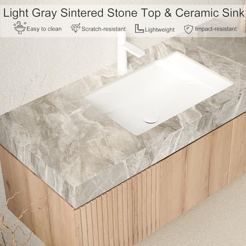 Ambrovina 48" Floating Bathroom Vanity view 3