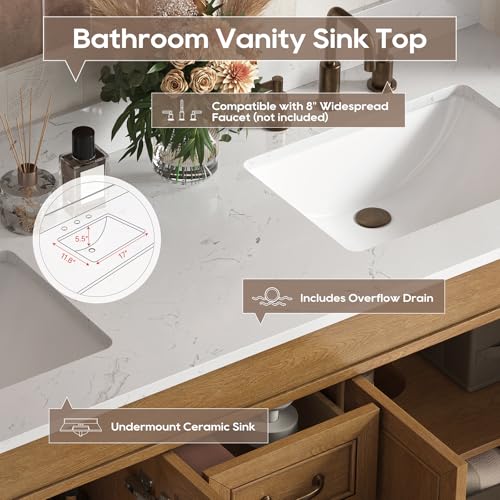DELUXE LIVING 60 Inch Bathroom view 5