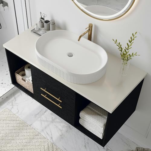 Glintee 40" Modern Floating Bathroom