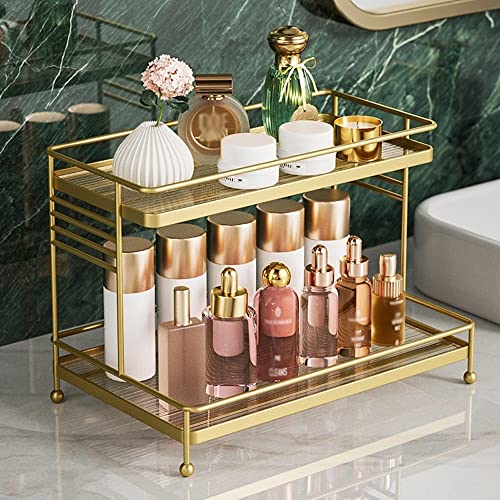 SKIHOT Bathroom Organizer Countertop 2-Tier view 2