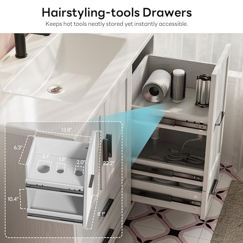 LIKIMIO 36" Bathroom Vanity with view 5