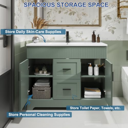 eclife 42" Bathroom Vanities Sink view 4
