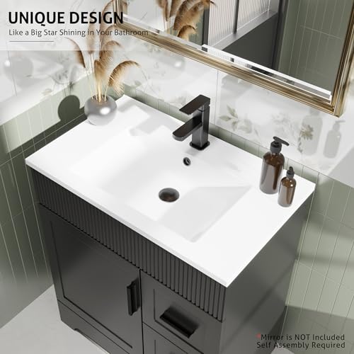 eclife 30" Bathroom Vanities Sink view 4