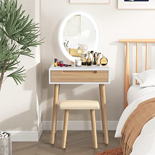 YOURLITE Makeup Vanity Table Set
